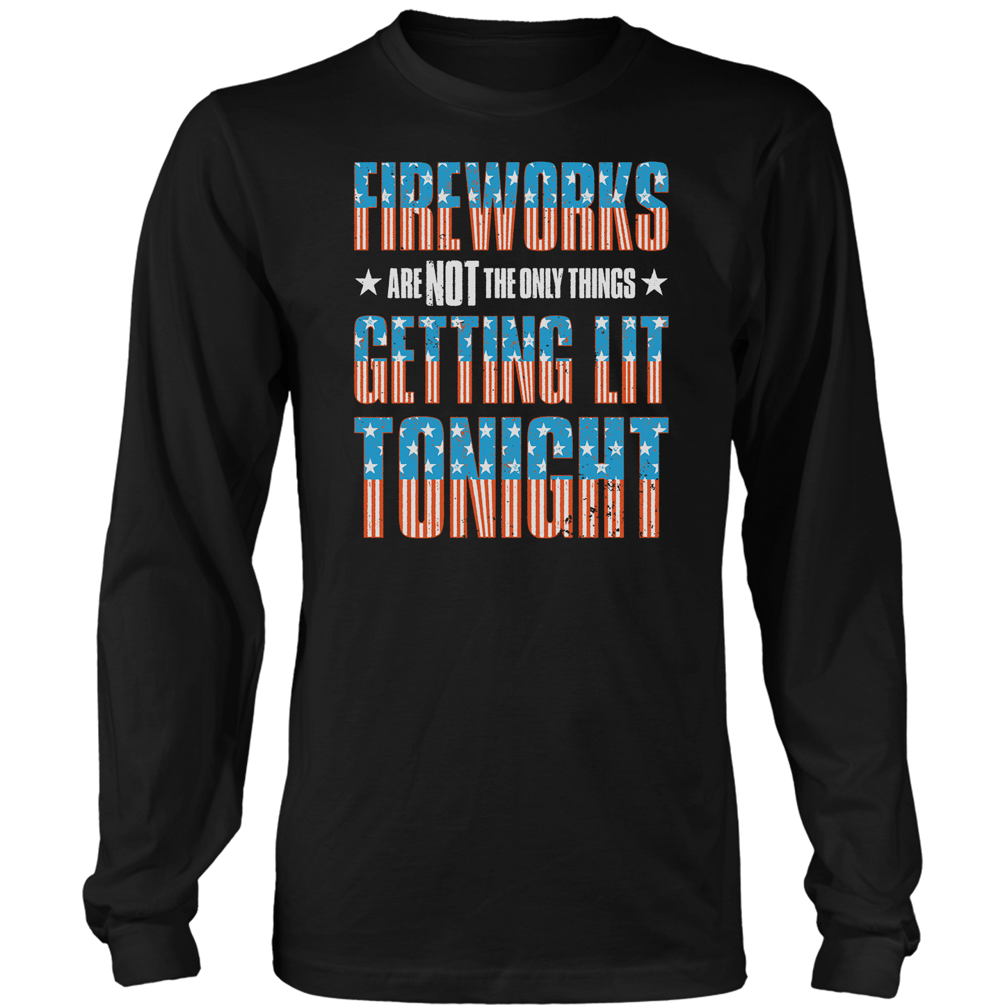 Apparel Mens Long Sleeve / Black / S Getting Lit Tonight