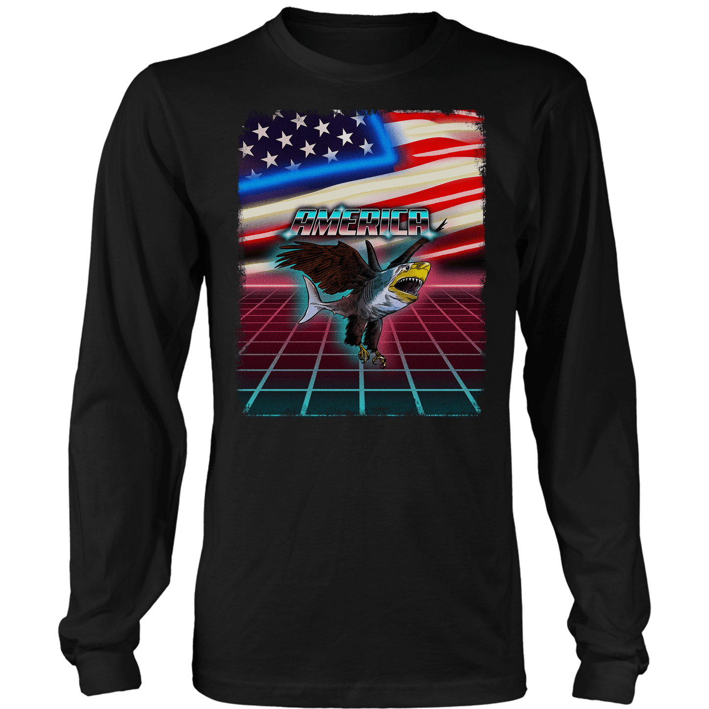 Retro Eagle Shark