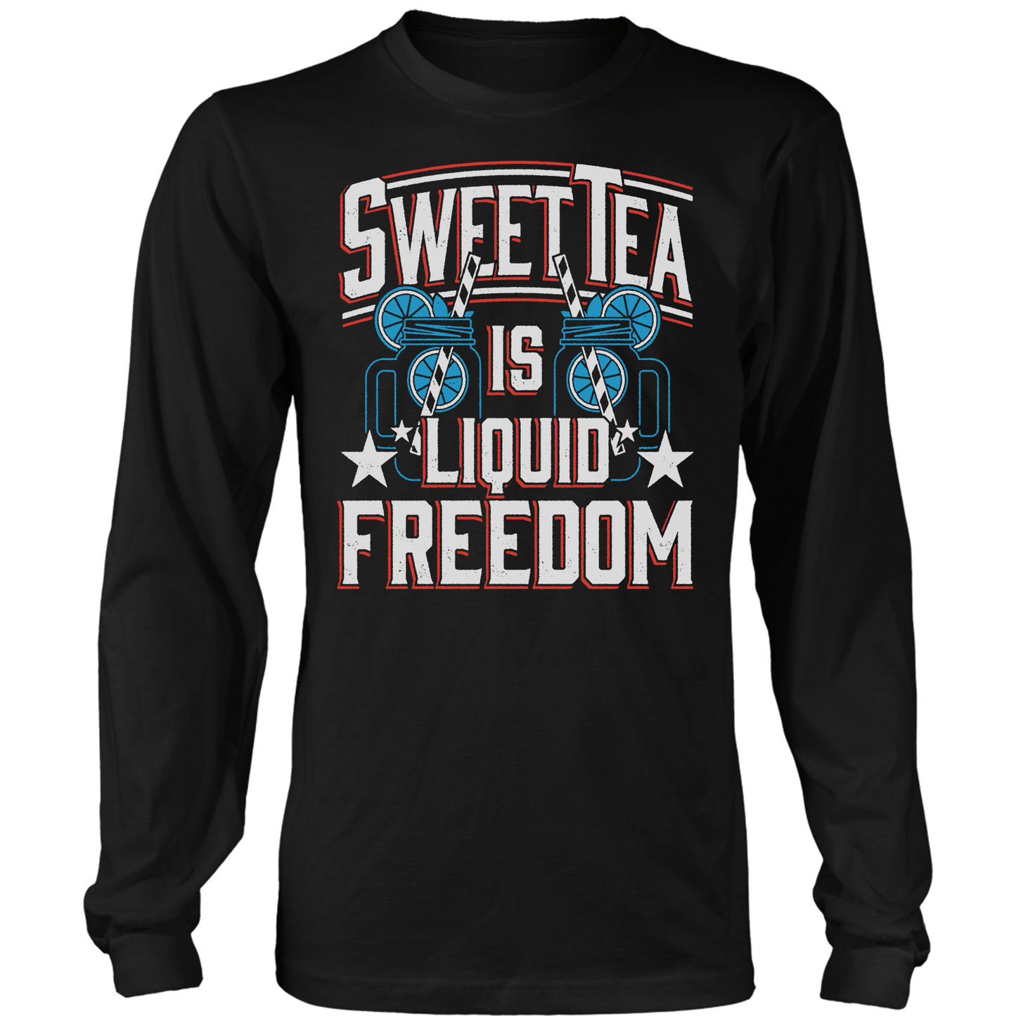 Apparel Mens Long Sleeve / Black / S Sweet Liquid Freedom