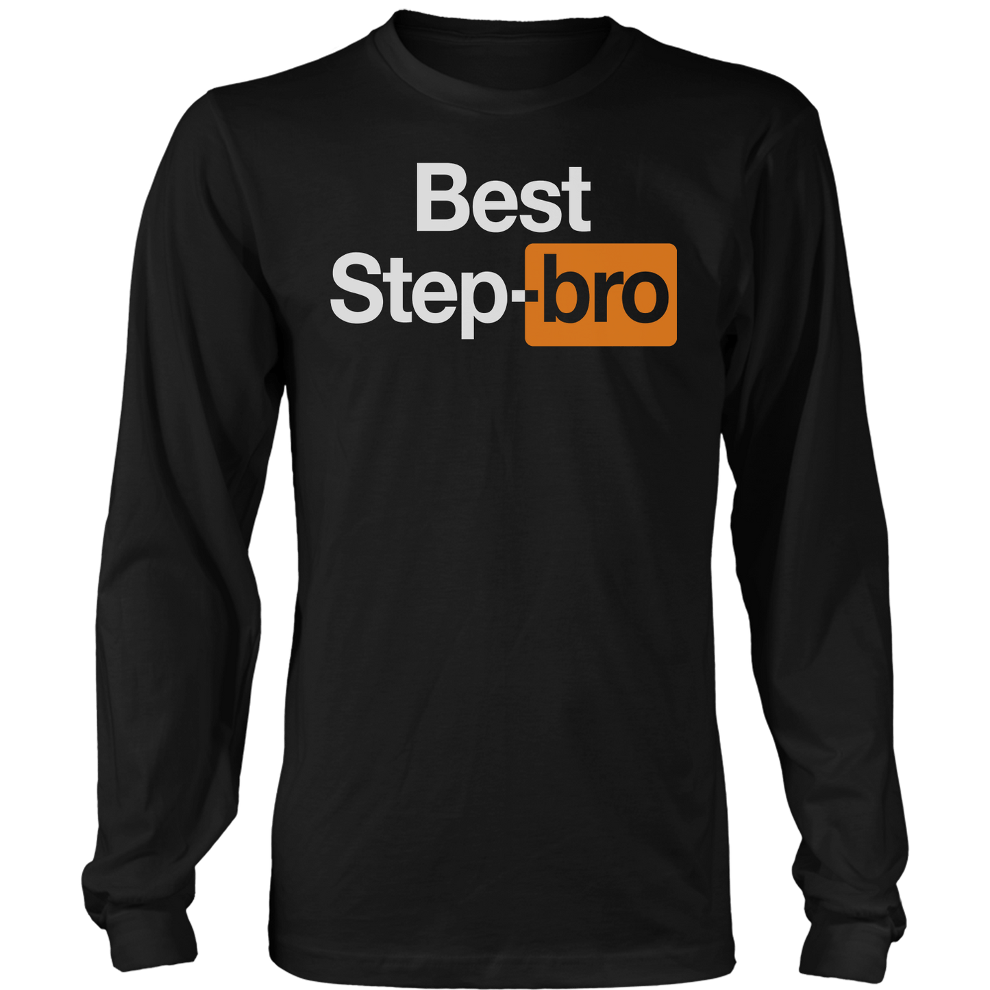 T-shirt Mens Long Sleeve / Black / S Best Step-bro