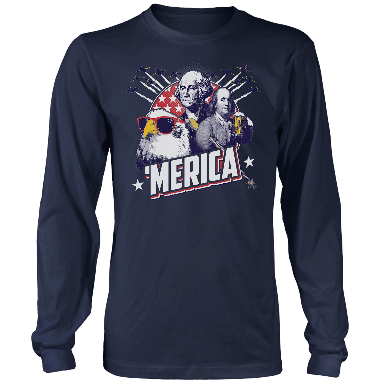 Merica F Yeah Long Sleeve