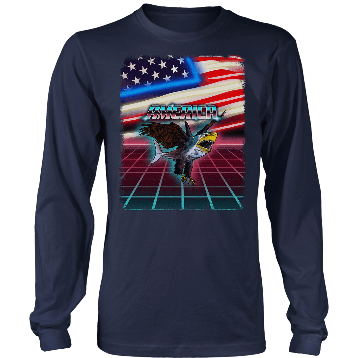Retro Eagle Shark
