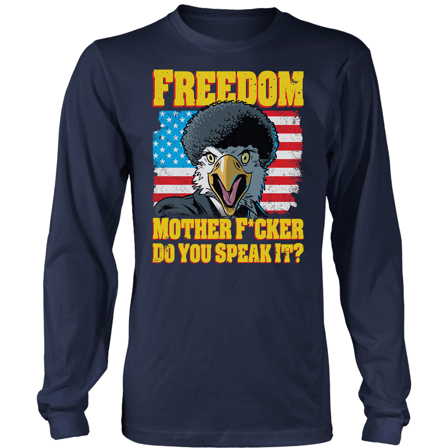 T-shirt Mens Long Sleeve / Midnight Navy / S Freedom MF