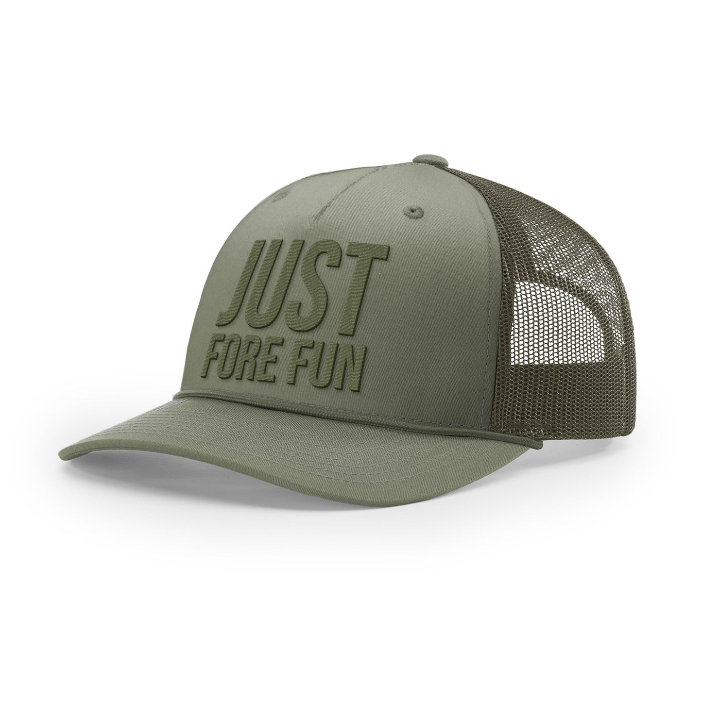 Just Fore Fun Rope Trucker Hat