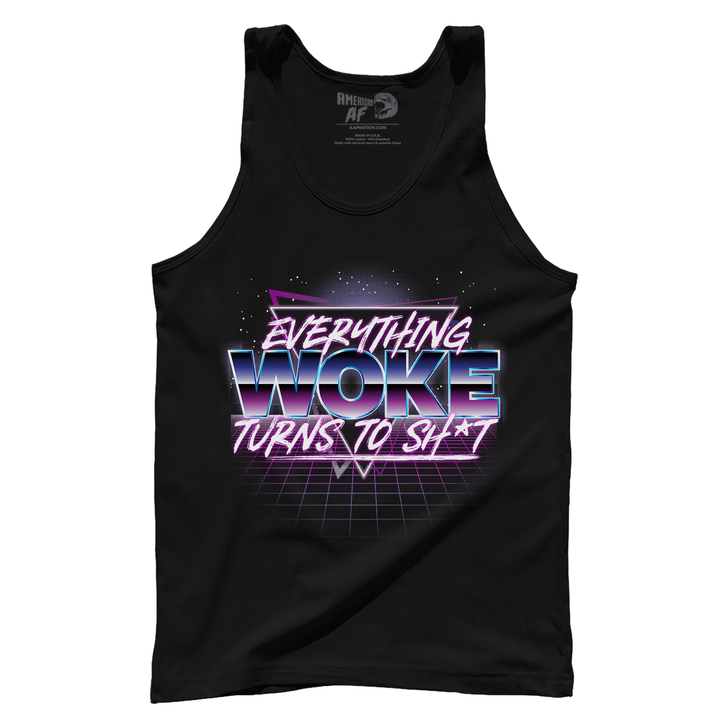 T-shirt Premium Mens Tank / Black / XS Everything Woke