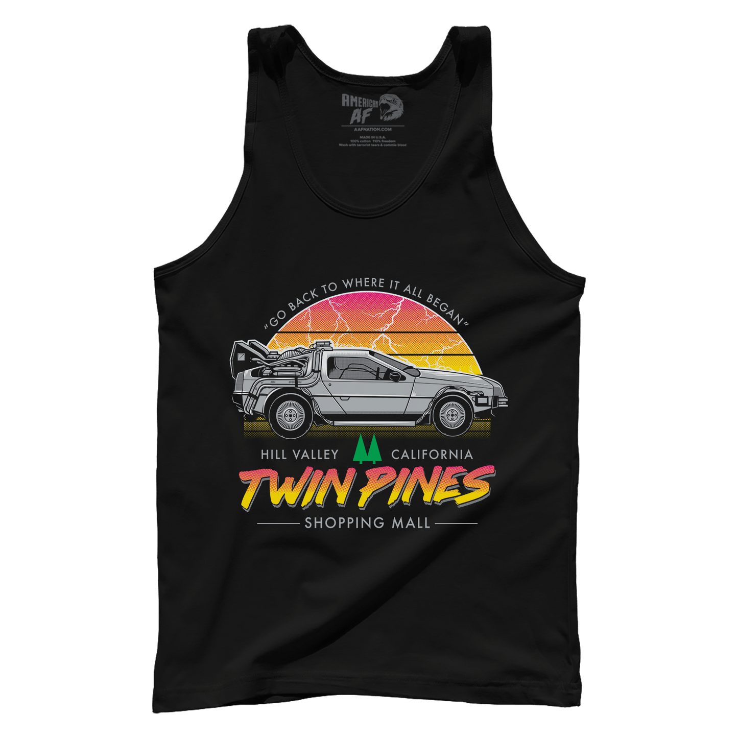 T-shirt Premium Mens Tank / Black / XS Twin Pines
