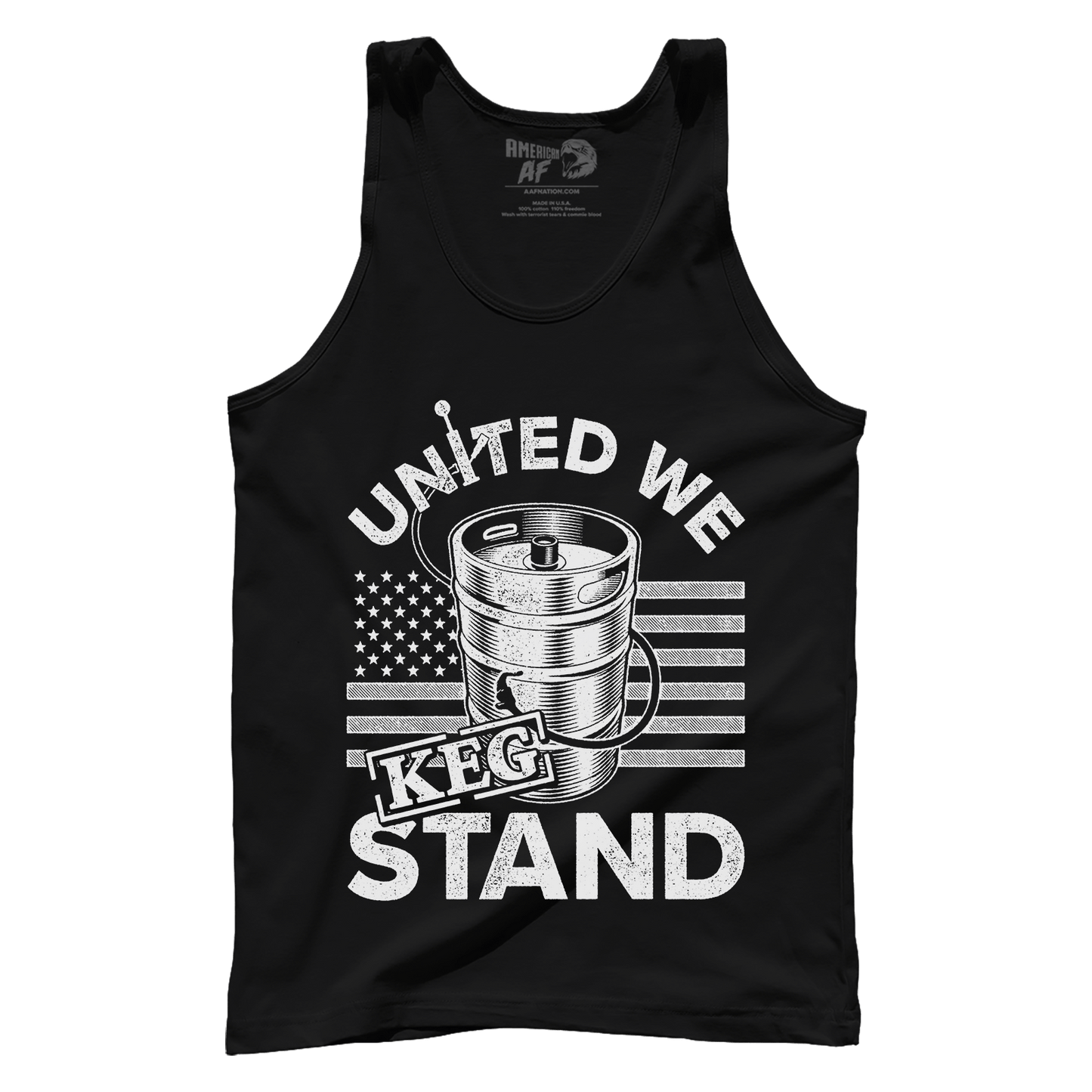 Apparel Premium Mens Tank / Black / XS United We Keg