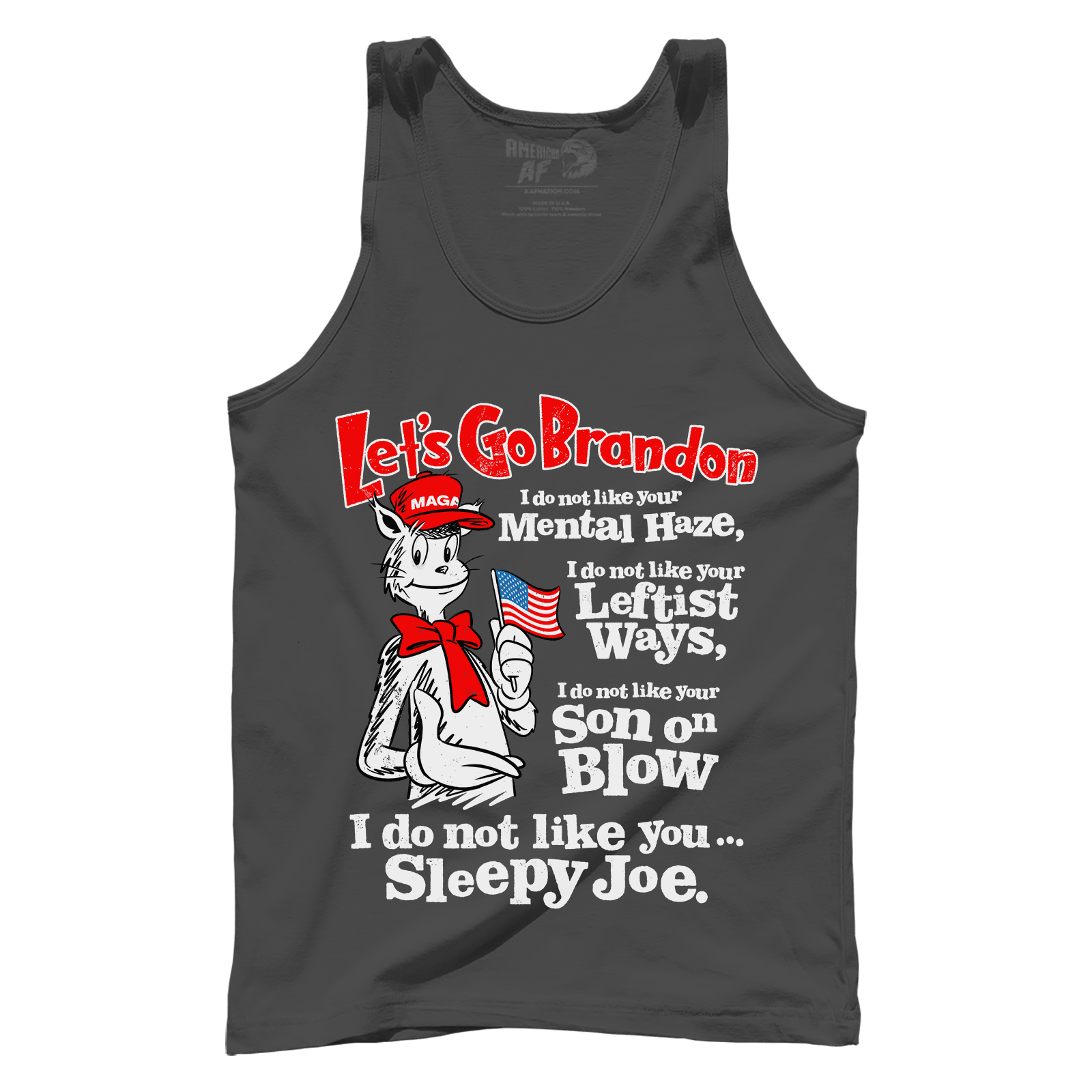 Apparel Premium Mens Tank / Dark Grey / XS IDNL Sleepy Joe