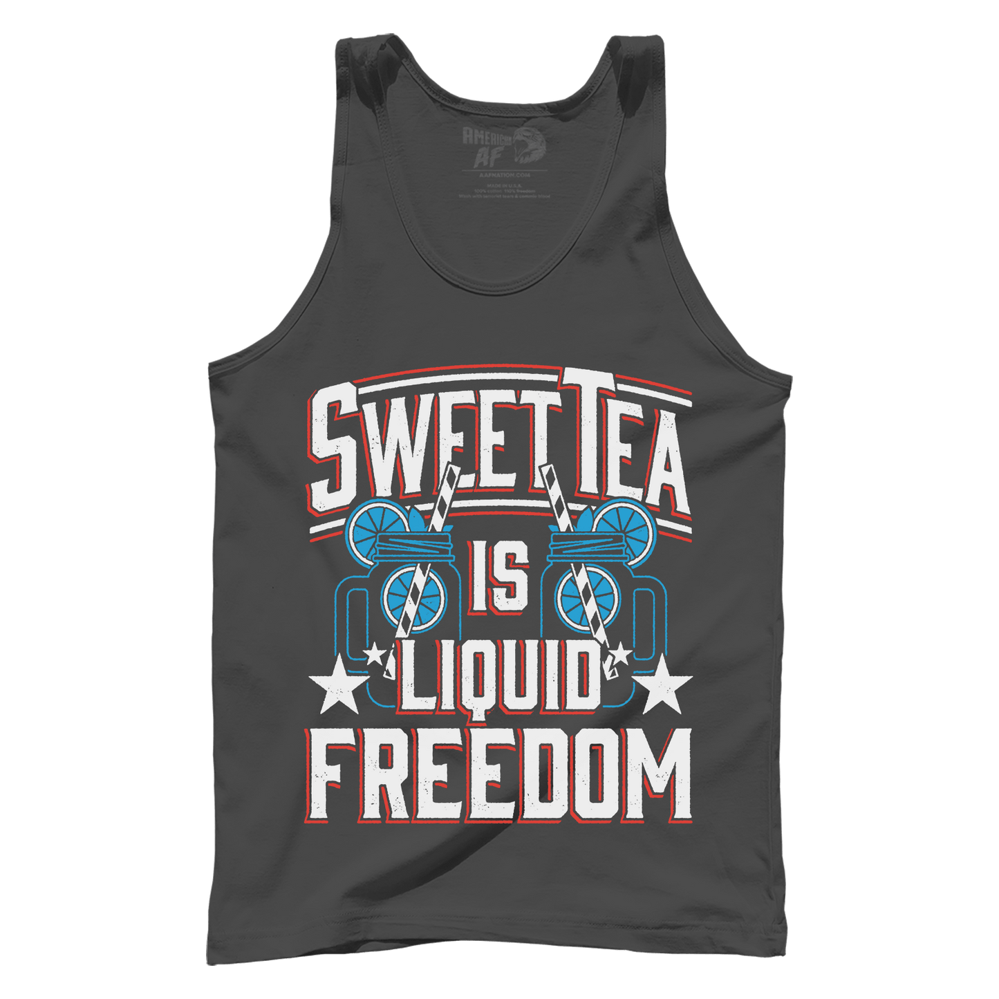 Apparel Premium Mens Tank / Dark Grey / XS Sweet Liquid Freedom
