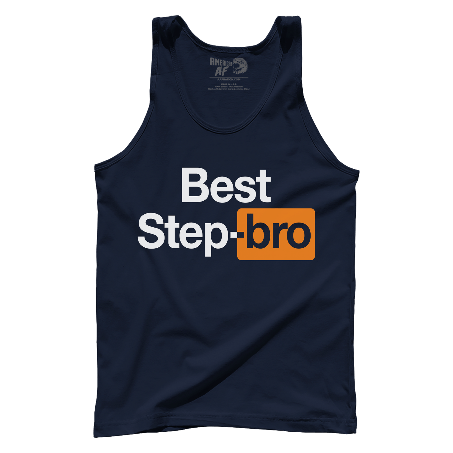 Apparel Premium Mens Tank / Navy / XS Best Step-bro