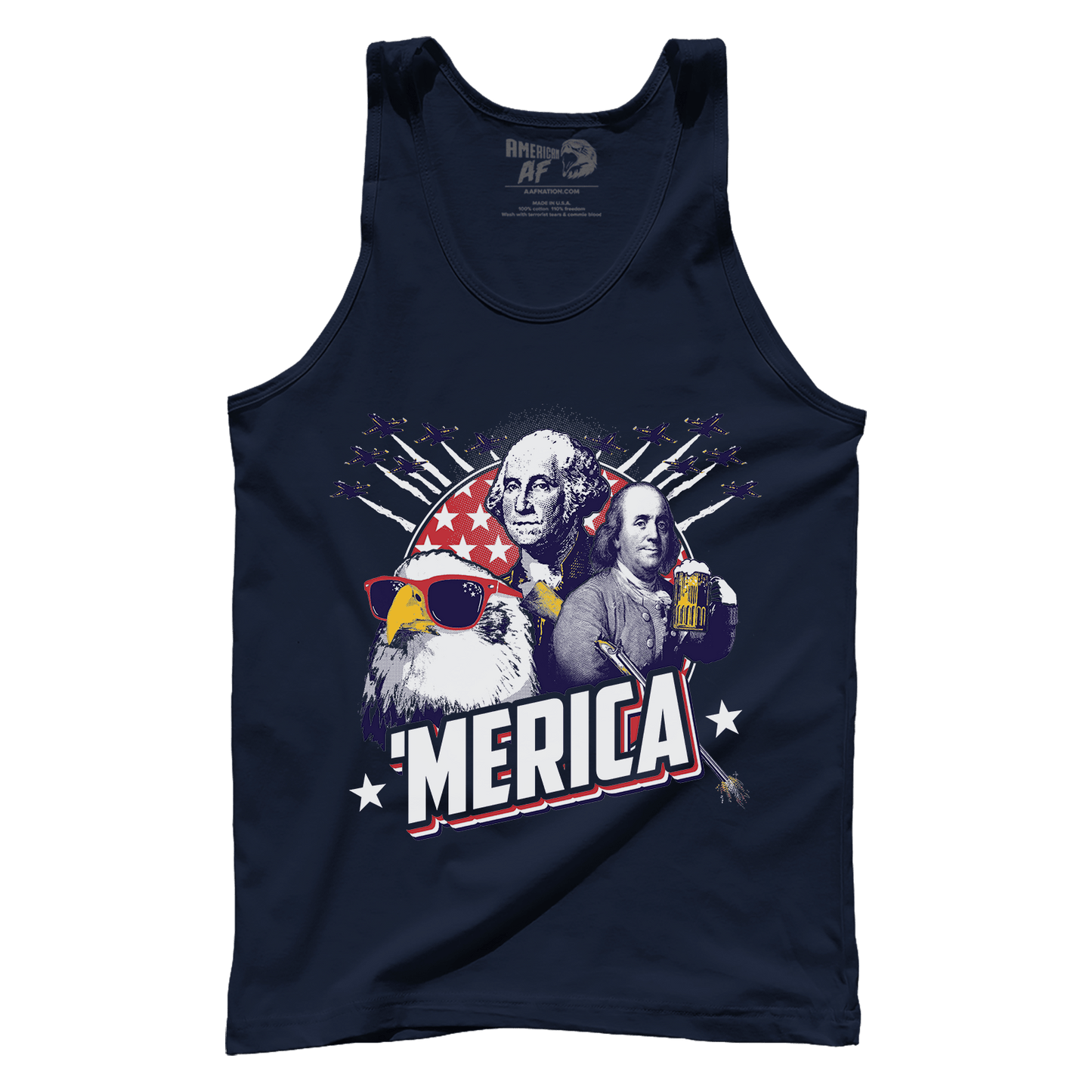 Merica F Yeah Tank Top