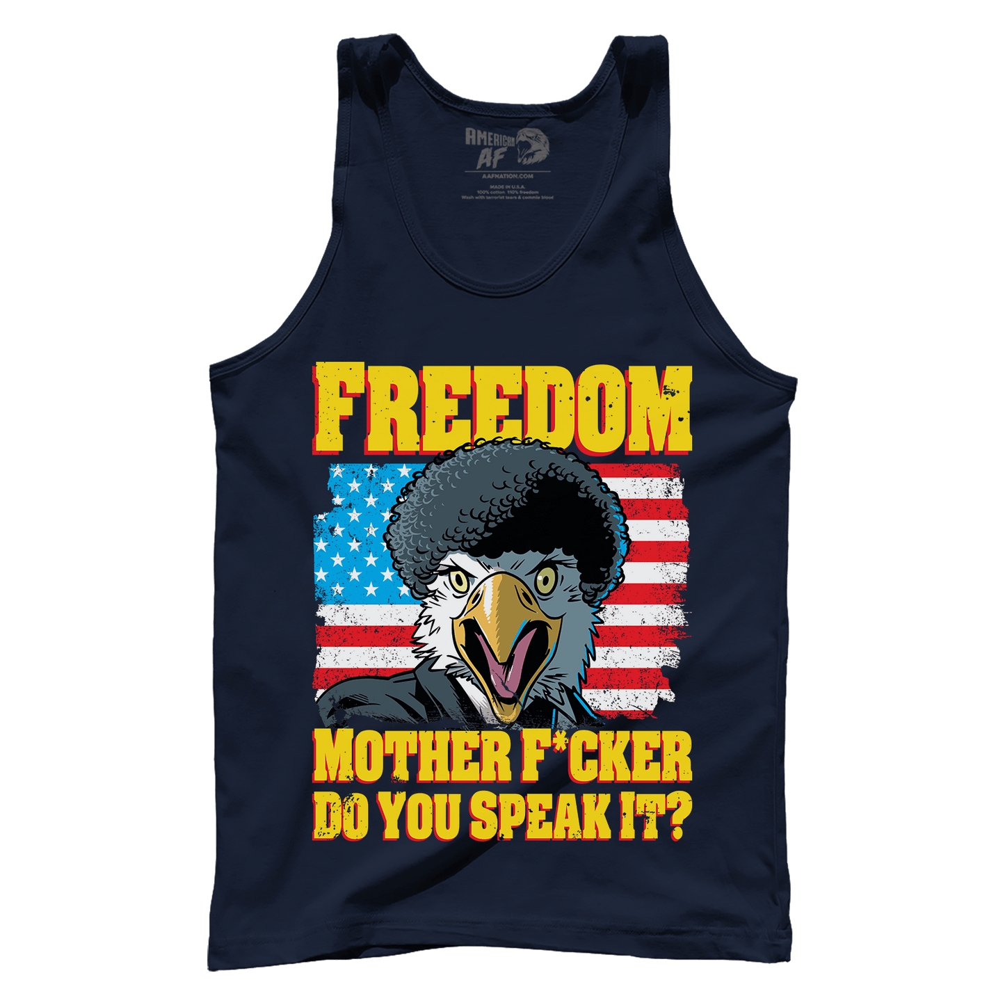 T-shirt Premium Mens Tank / Navy / XS Freedom MF