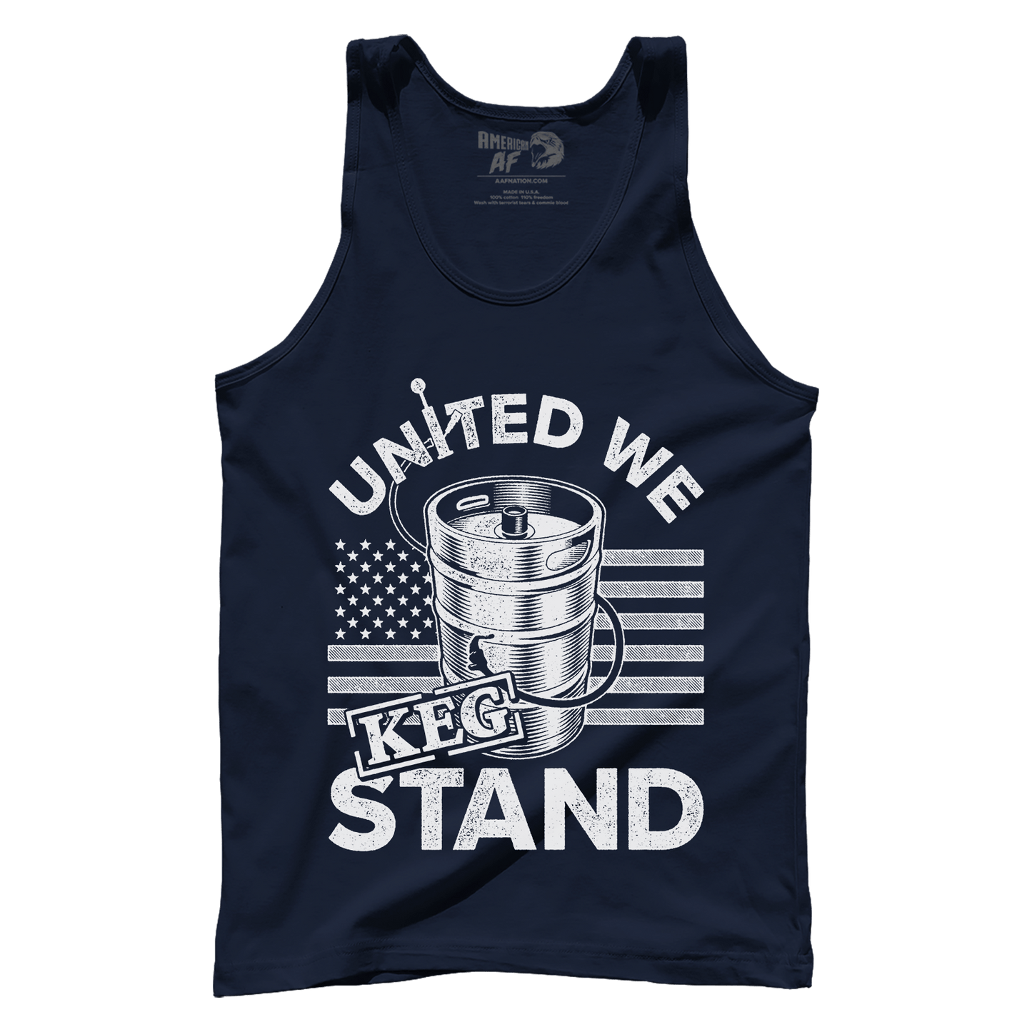 Apparel Premium Mens Tank / Navy / XS United We Keg