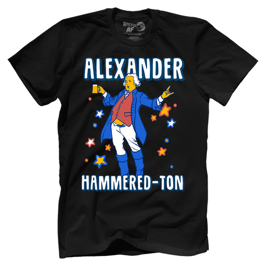 T-shirt Premium Mens Shirt / Black / XS Let's Get Alexander Hammered-Ton