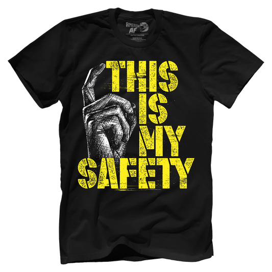 T-shirt Premium Mens Shirt / Black / XS This Is My Safety