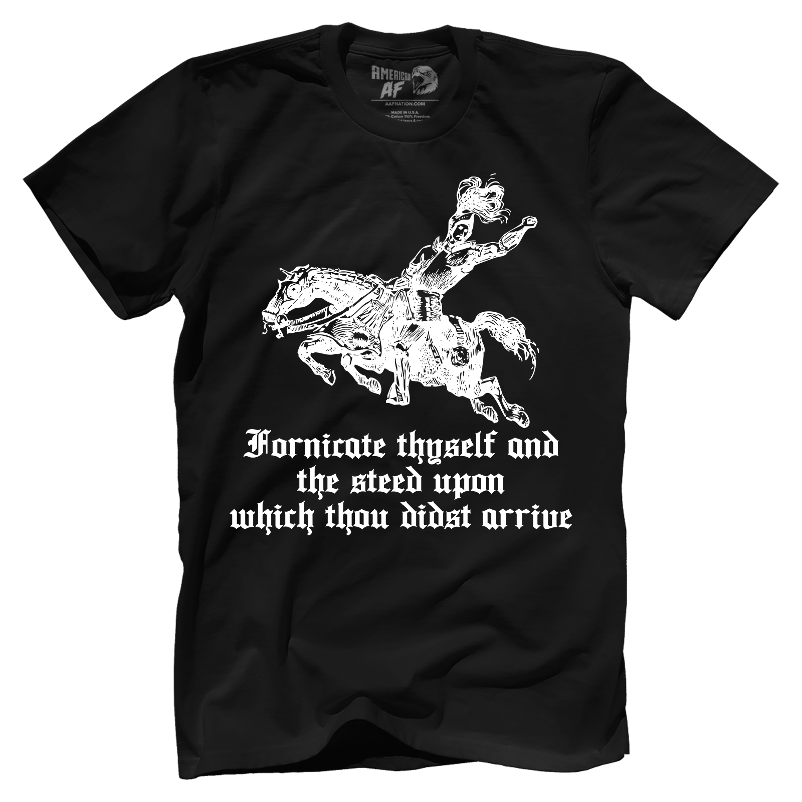 T-shirt Fornicate Thyself