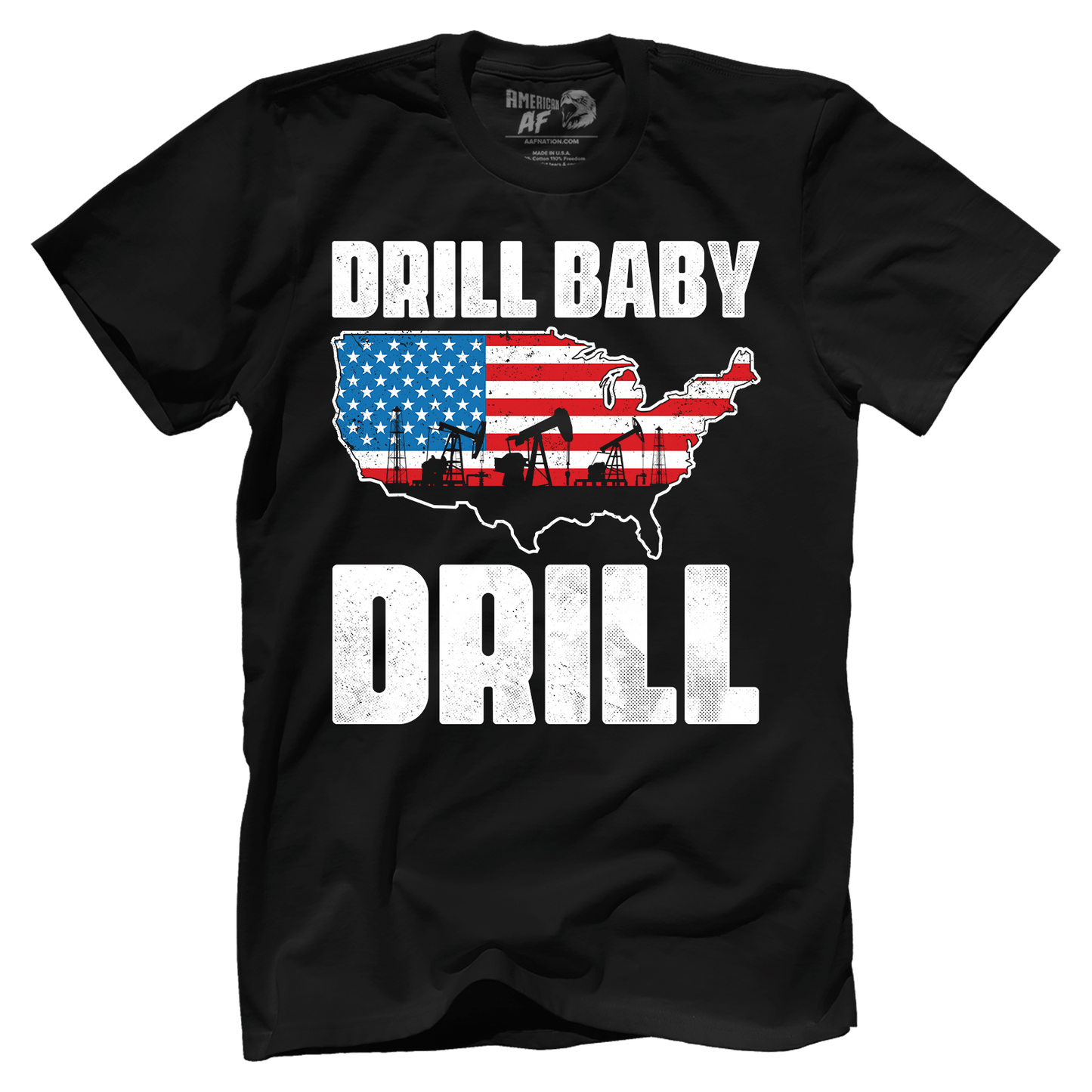 T-shirt Premium Mens Shirt / Black / XS Drill Baby Drill