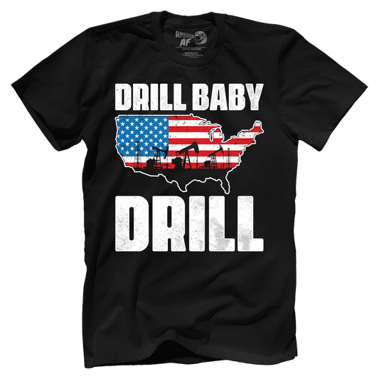 T-shirt Premium Mens Shirt / Black / XS Drill Baby Drill