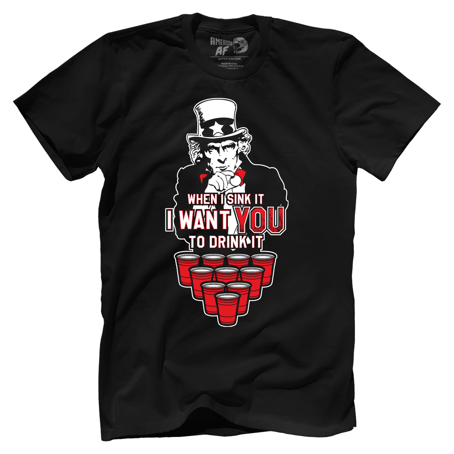 T-shirt Premium Mens Shirt / Black / XS I Want YOU to Drink It