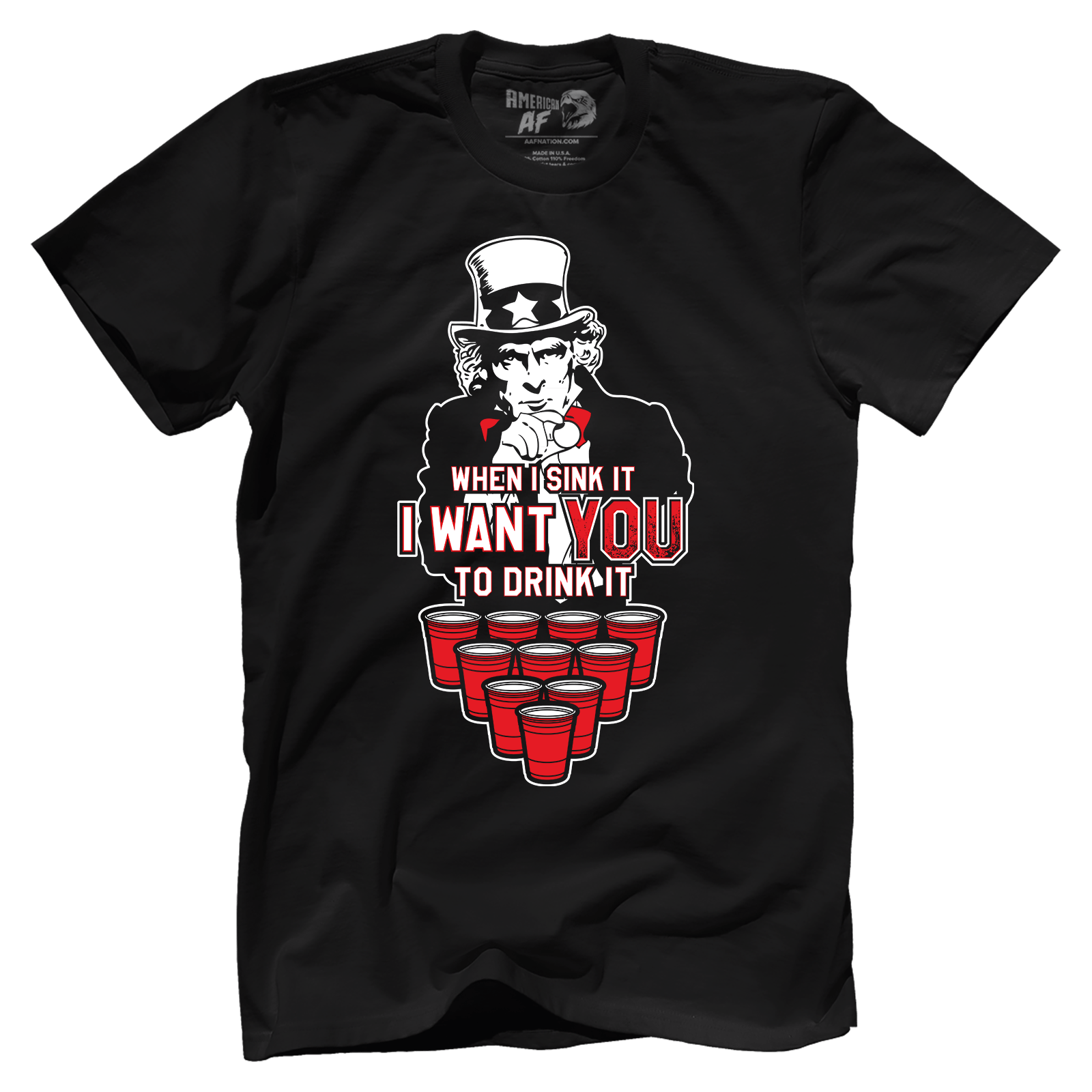 T-shirt Premium Mens Shirt / Black / XS I Want YOU to Drink It