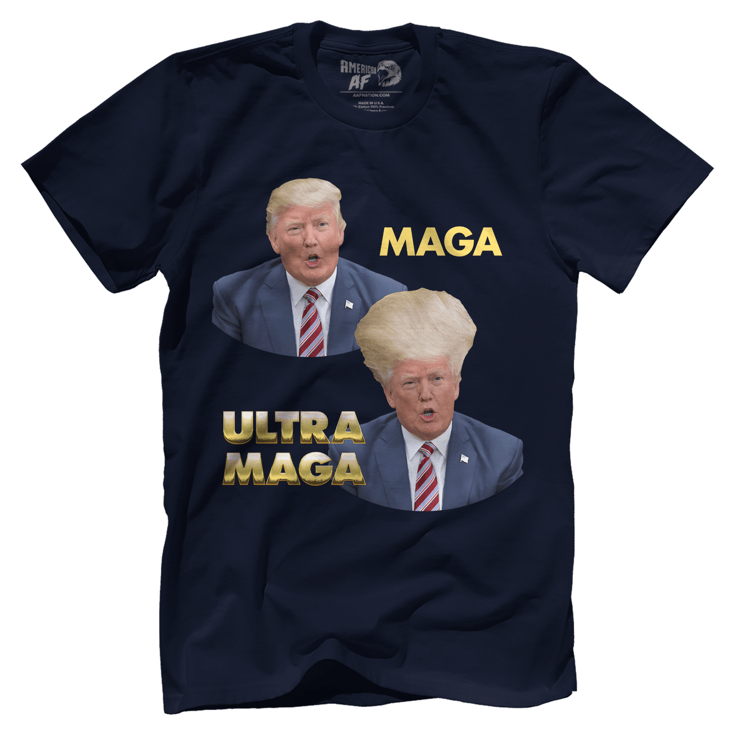 T-shirt Premium Mens Shirt / Midnight Navy / XS Trump MAGA Vs Ultra MAGA