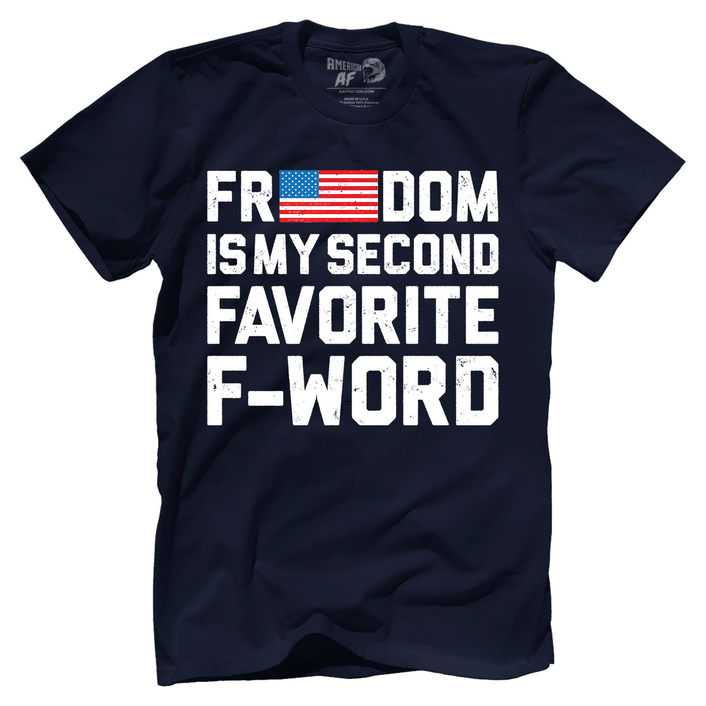 T-shirt Premium Mens Shirt / Midnight Navy / XS Freedom Favorite Word