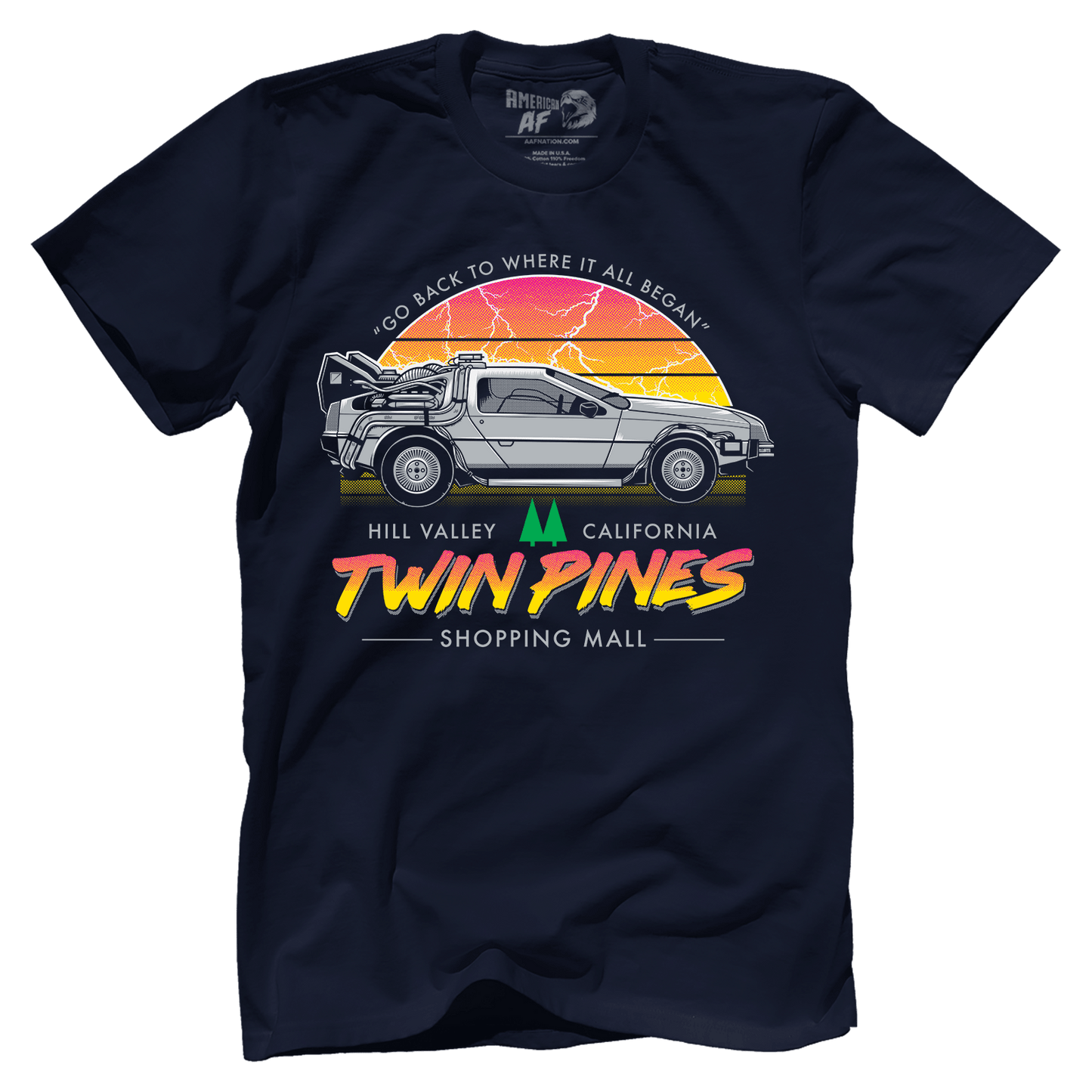 T-shirt Premium Mens Shirt / Midnight Navy / XS Twin Pines