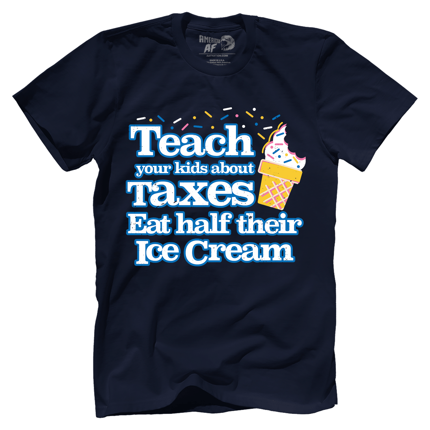 T-shirt Premium Mens Shirt / Midnight Navy / XS Half Ice Cream
