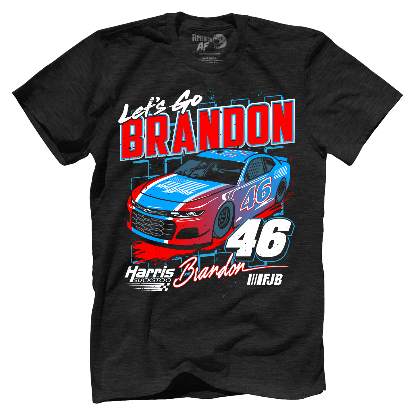 T-shirt Premium Mens Triblend Shirt / Vintage Black / S Let's Go Brandon V2