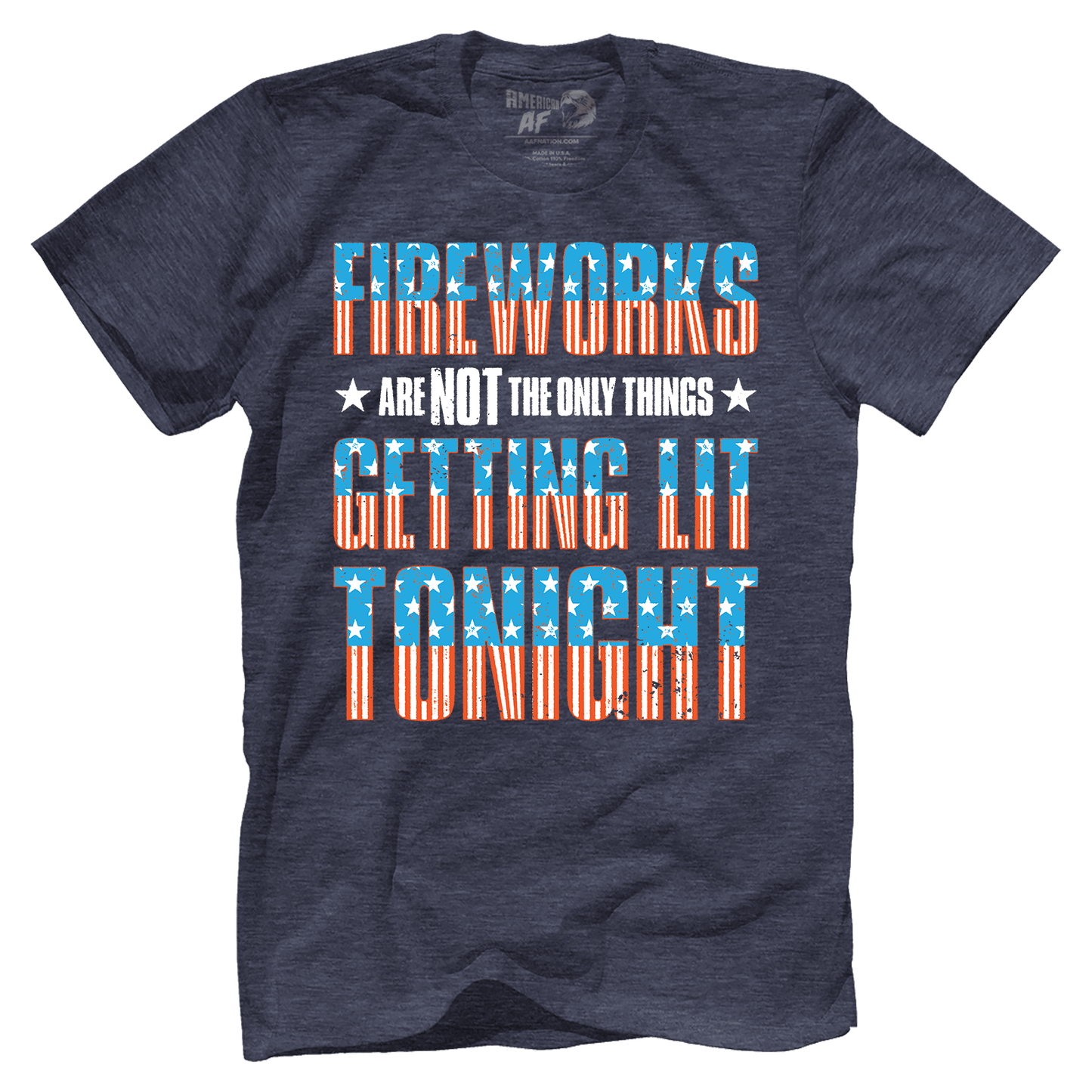 Apparel Premium Mens Triblend Shirt / Vintage Navy / S Getting Lit Tonight