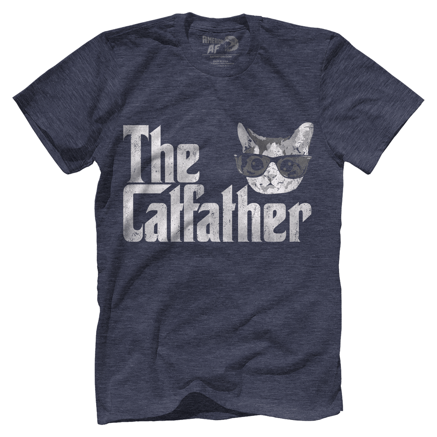 T-shirt Premium Mens Triblend Shirt / Vintage Navy / S Catfather