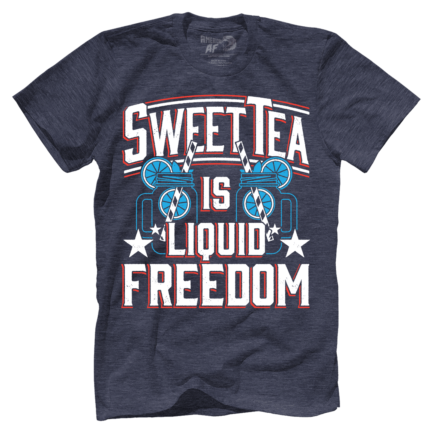 Apparel Premium Mens Triblend Shirt / Vintage Navy / S Sweet Liquid Freedom