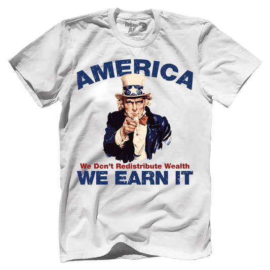 T-shirt America - We Earn It