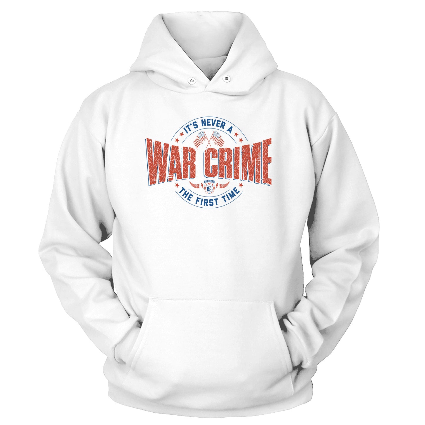 NEVER A WAR CRIME Ladies Hoodie