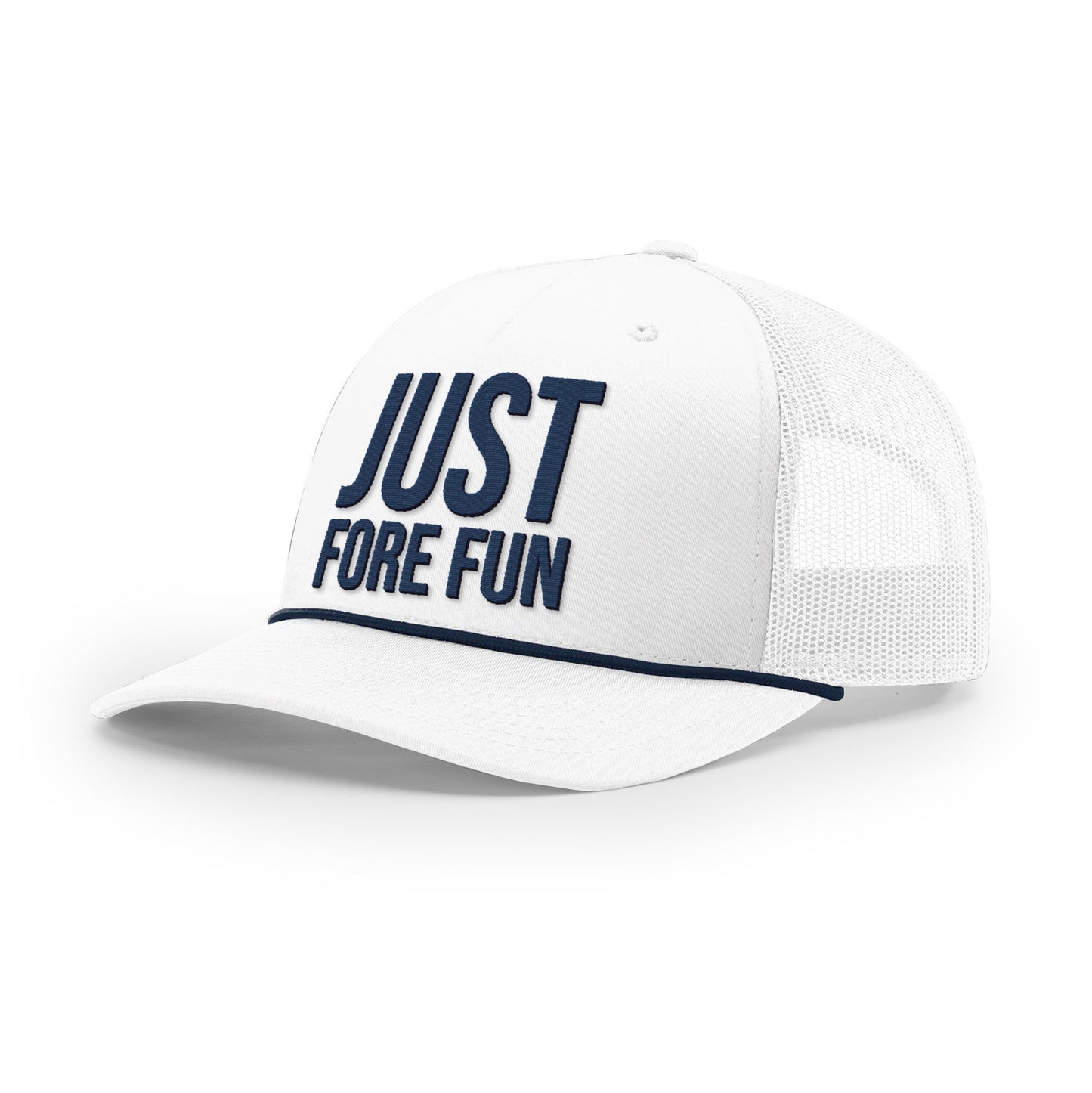 Just Fore Fun Rope Trucker Hat
