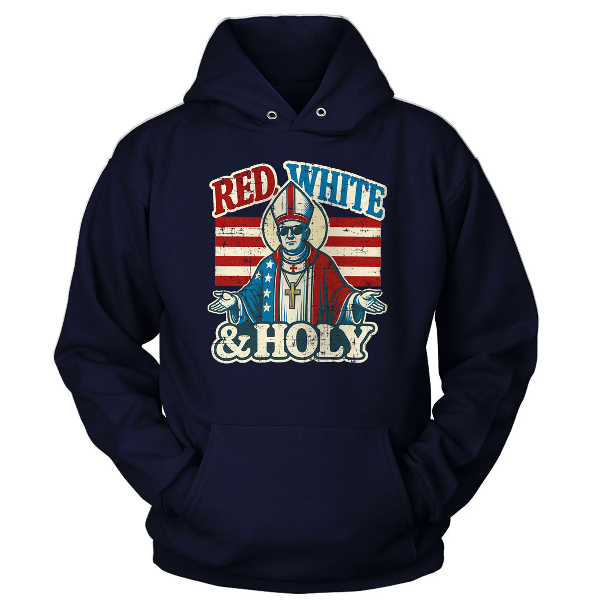 RED, WHITE & HOLY Hoodie