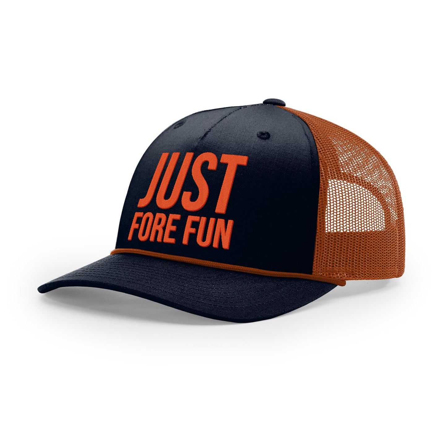 Just Fore Fun Rope Trucker Hat