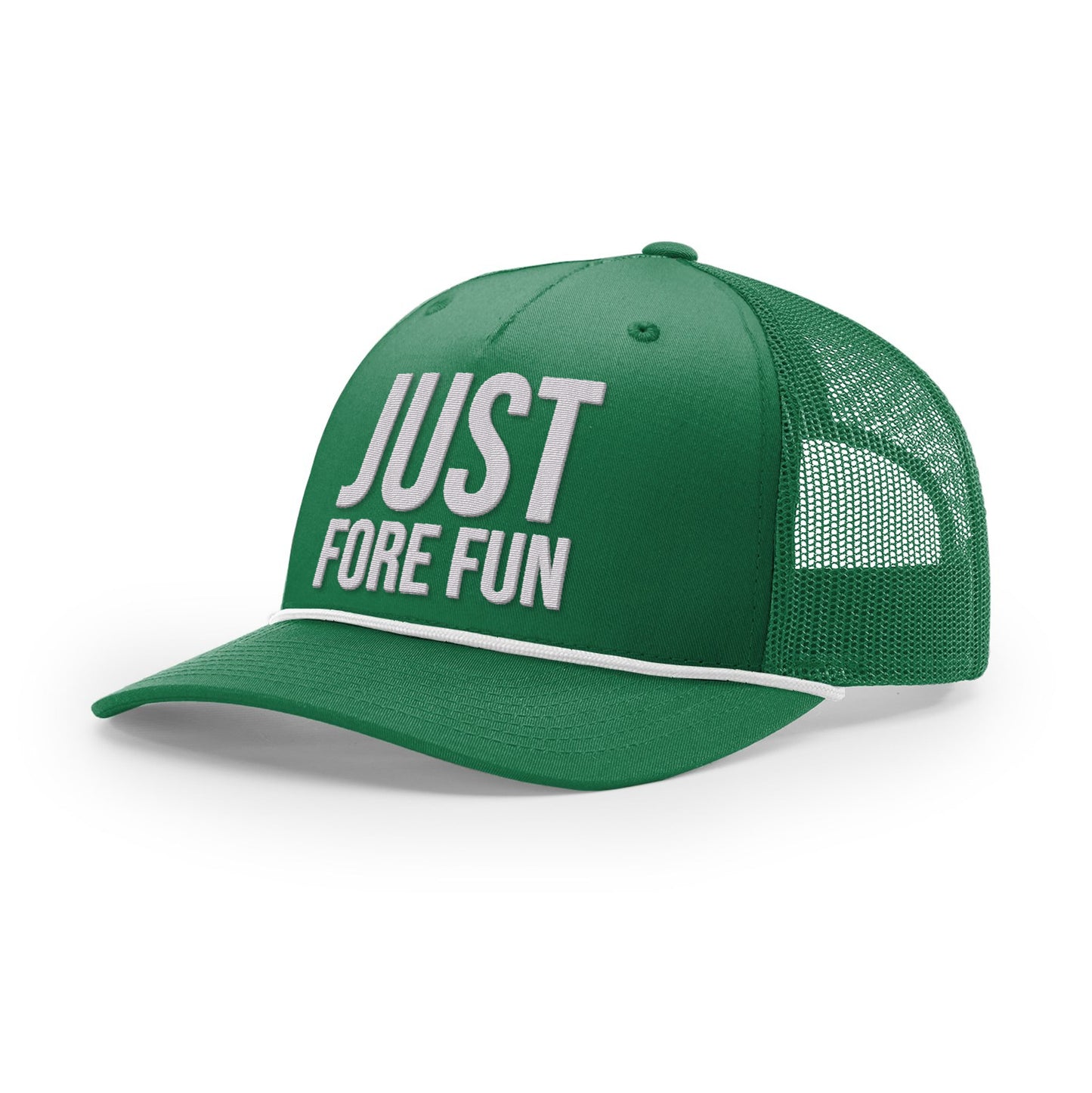 Just Fore Fun Rope Trucker Hat