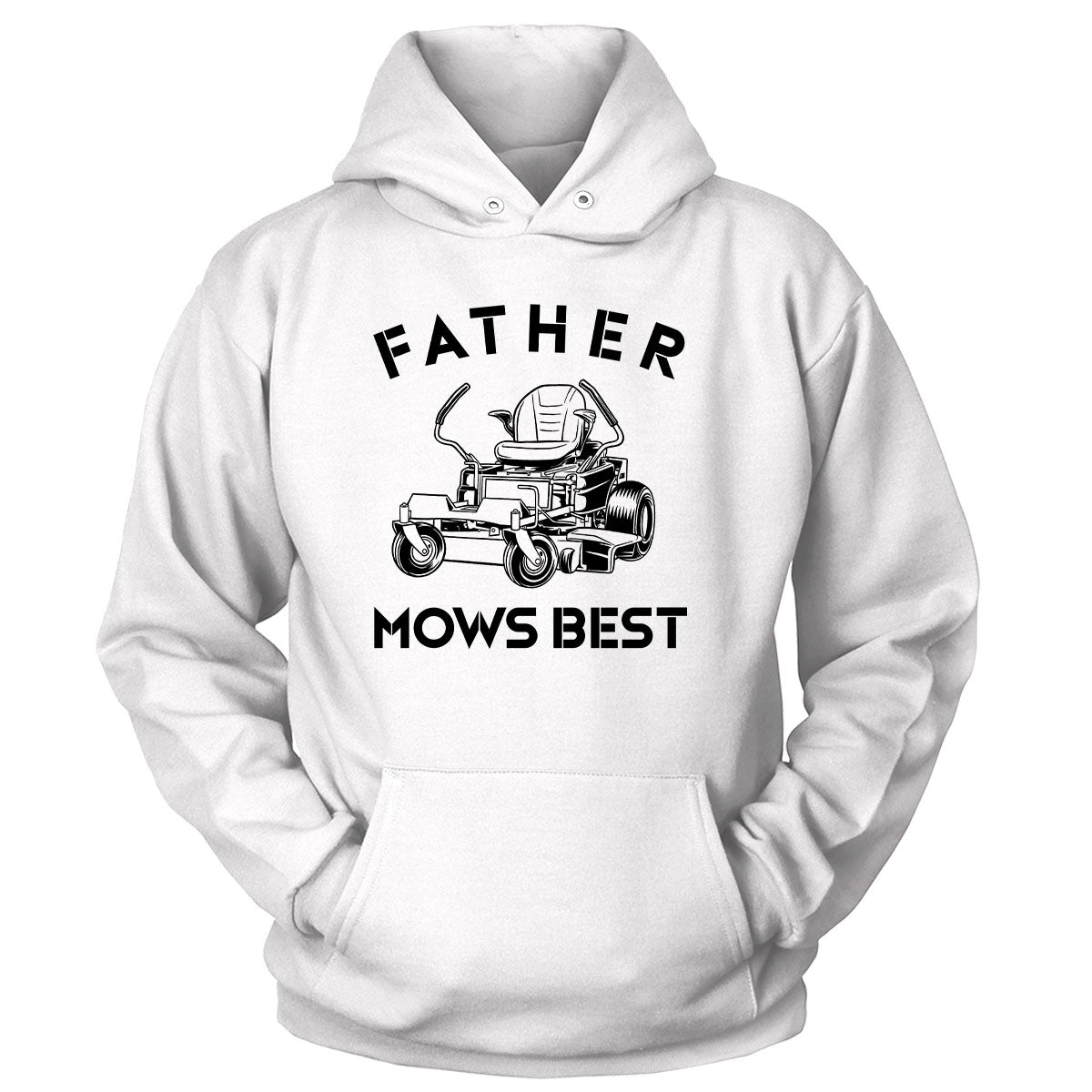 Father Mows Best Hoodie