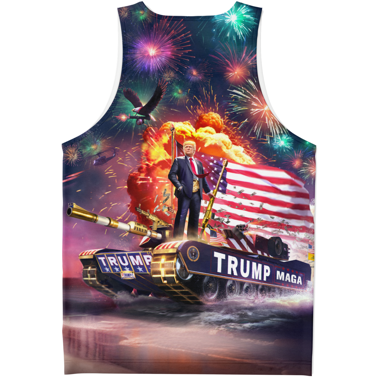 Trump Tank 2016 (Re-mastered) All Over Print Tank Top