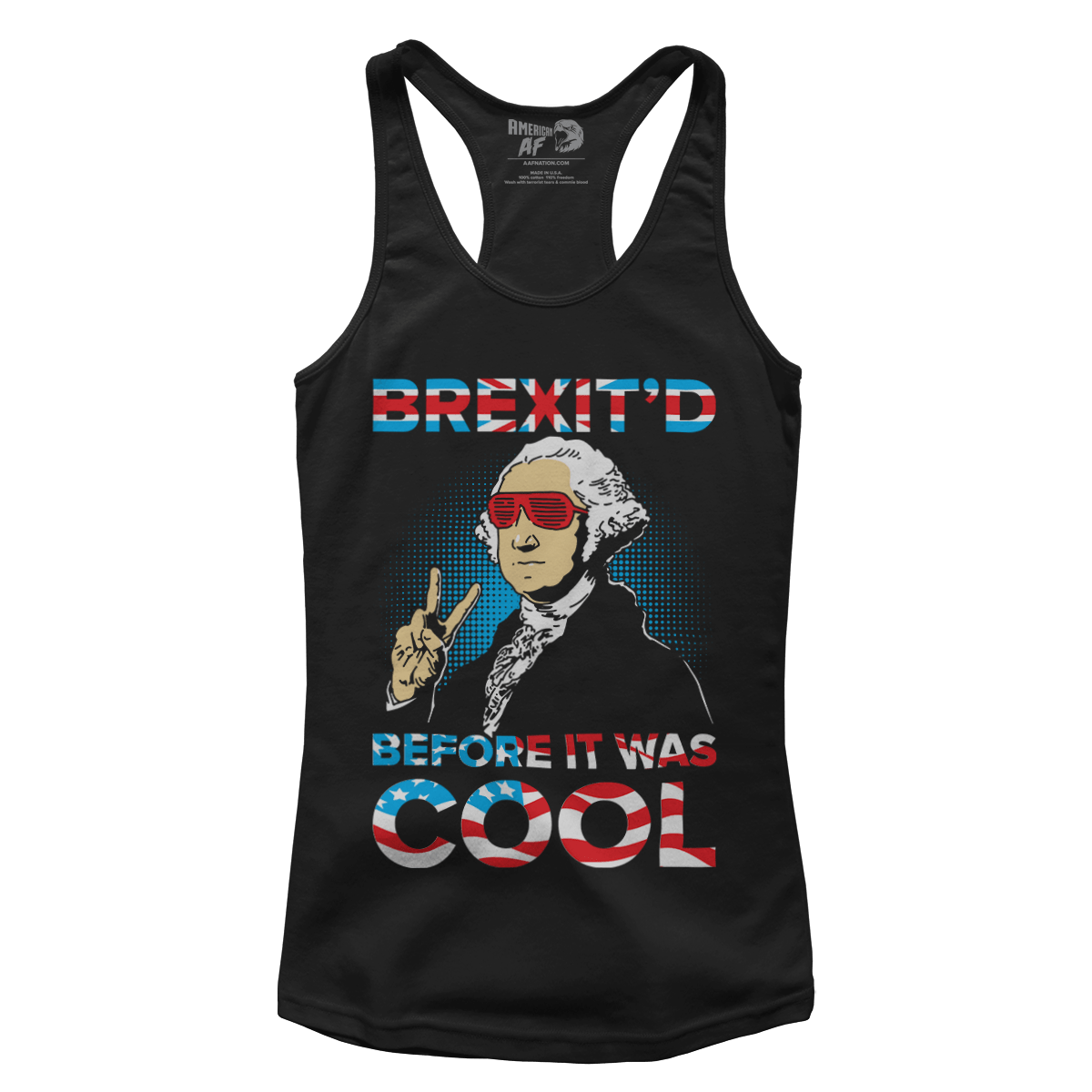 T-shirt Premium Ladies Racerback Tank / Black / XS Brexit'd (Ladies)