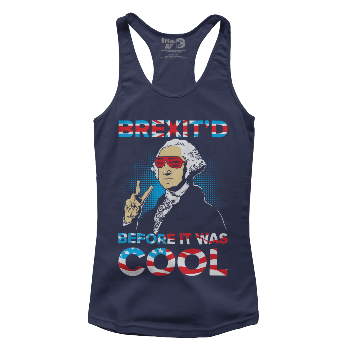 T-shirt Premium Ladies Racerback Tank / Midnight Navy / XS Brexit'd (Ladies)