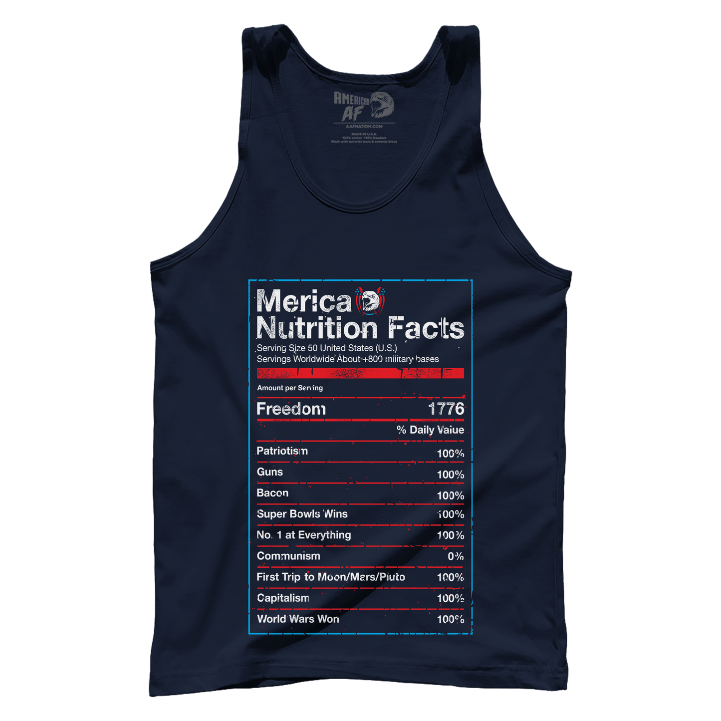 T-shirt Premium Mens Tank / Navy / XS Merican Ingredients