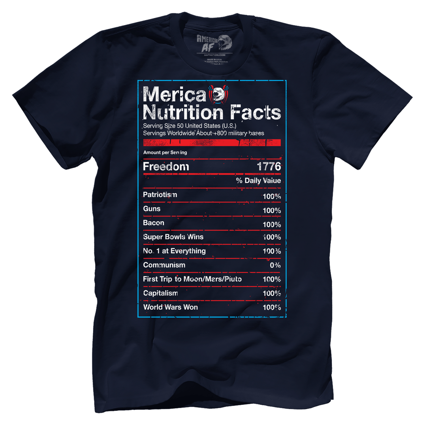 T-shirt Premium Mens Shirt / Midnight Navy / XS Merican Ingredients