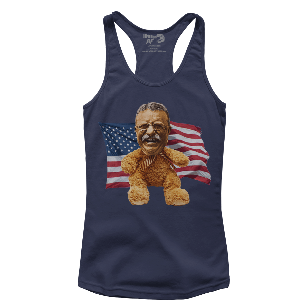 Apparel Premium Ladies Racerback Tank / Midnight Navy / XS Teddy Bear (Ladies)