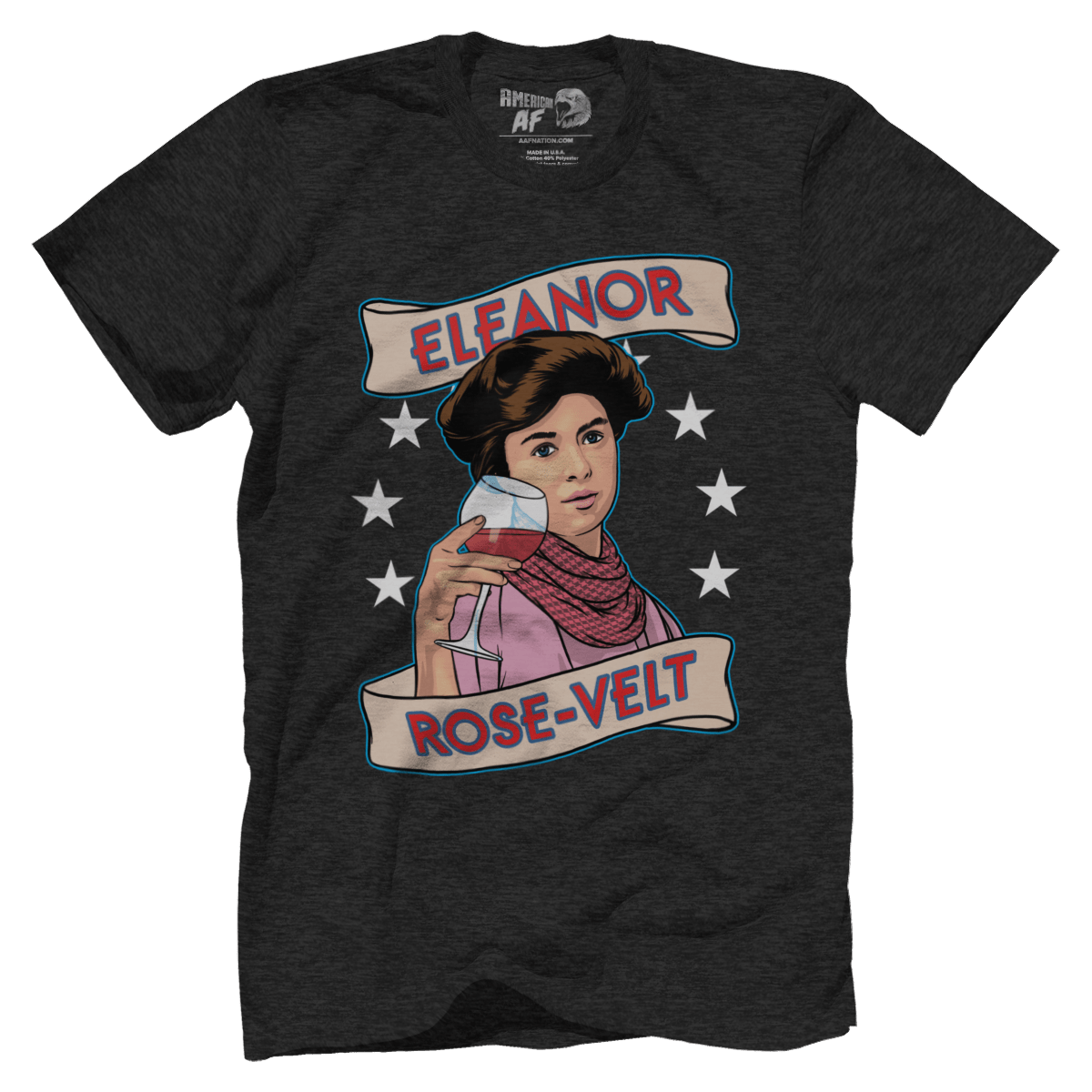 T-shirt Premium Mens Triblend Shirt / Vintage Black / S Eleanor Rose-velt