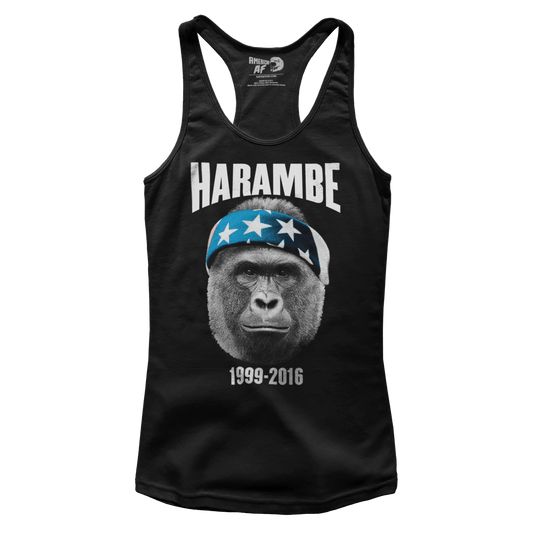 Harambe 1999-2016 Racerback Tank Top