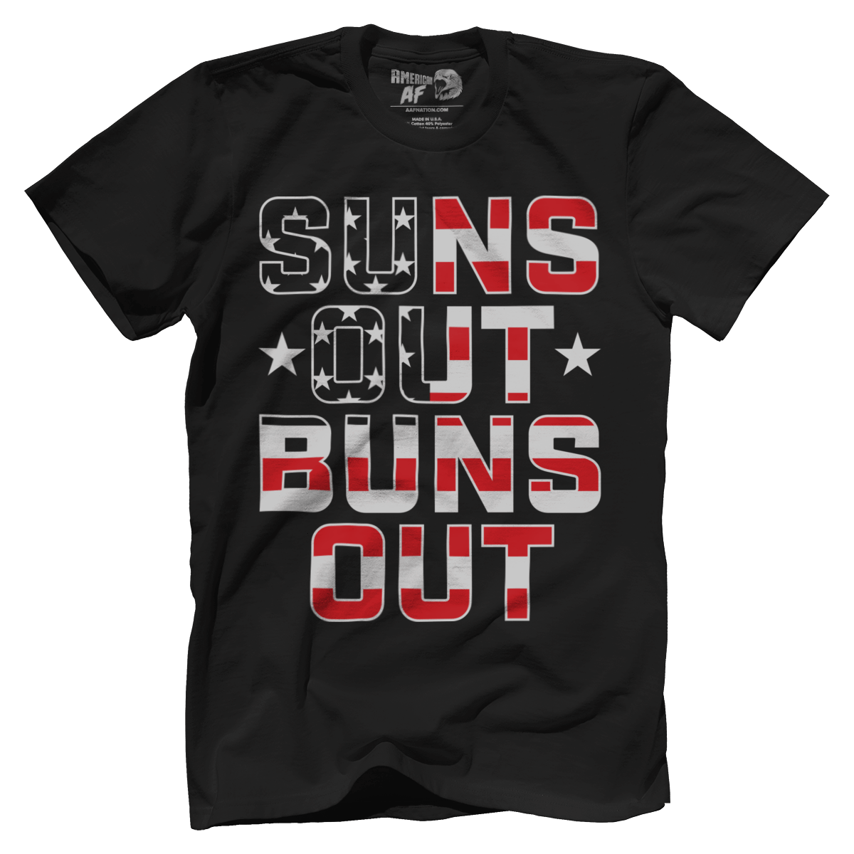 Apparel Premium Mens Shirt / Black / XS Suns Out, Buns Out