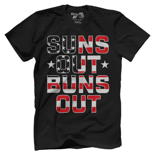 Apparel Premium Mens Shirt / Black / XS Suns Out, Buns Out