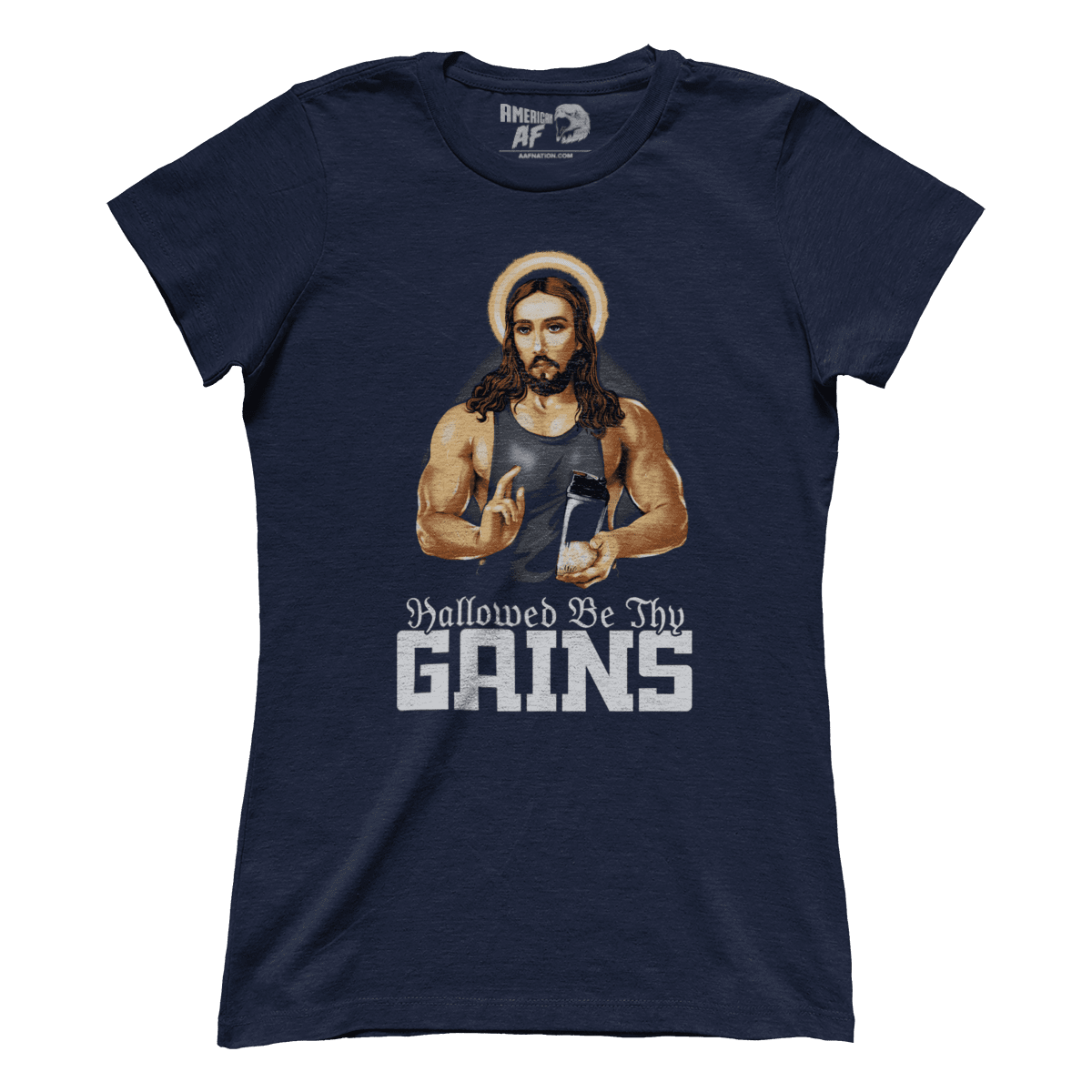 T-shirt Hallowed Be Thy Gains (Ladies)